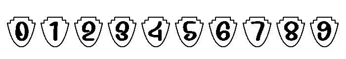Castle Shield Font OTHER CHARS