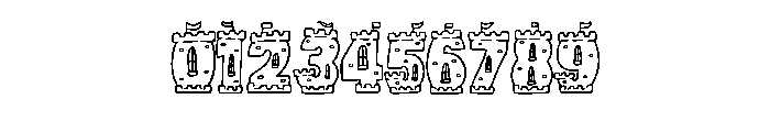 Castle Turret By Squeeb Regular Font OTHER CHARS