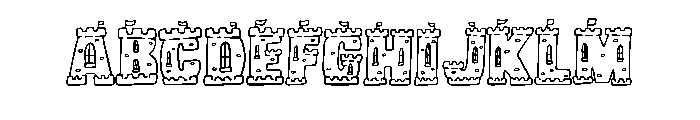 Castle Turret By Squeeb Regular FONT