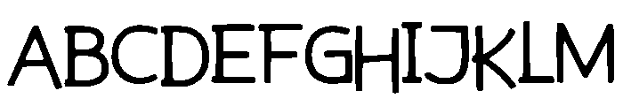 Casual_Canary Font UPPERCASE