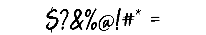 Casual Flow Regular Font OTHER CHARS