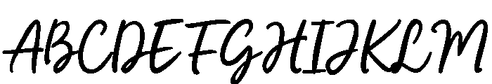 Casual Flow Regular Font UPPERCASE