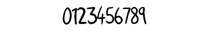 Casual Handwriting By S Regular Font OTHER CHARS