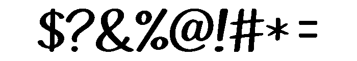Casual Scribble Font OTHER CHARS