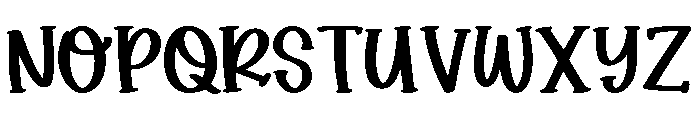 Casual Scribble Font LOWERCASE