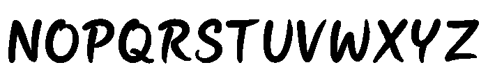 Casual Sketch Regular Font UPPERCASE