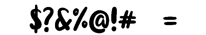 Casually Font OTHER CHARS