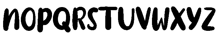 Casually Font UPPERCASE