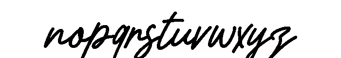 Casvatio Monoline Font LOWERCASE