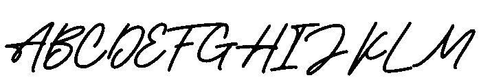 CasvatioMonoline Font UPPERCASE