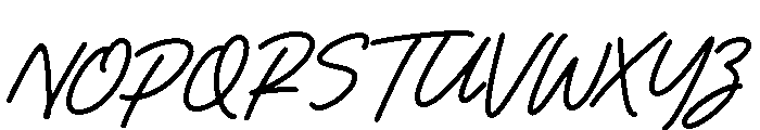 CasvatioMonoline Font UPPERCASE