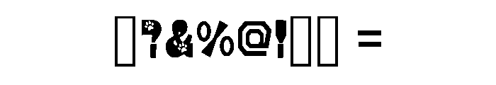 Cat Birthday Regular Font OTHER CHARS