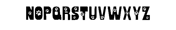 Cat Birthday Regular Font LOWERCASE