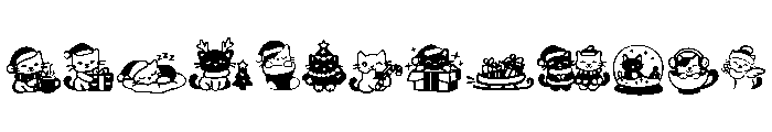 Cat Bonus sets2 FONT