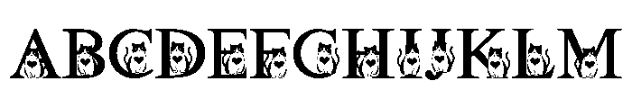 Cat Club Font UPPERCASE