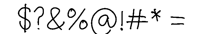 Cat FLo Font OTHER CHARS