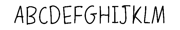 Cat FLo Font UPPERCASE