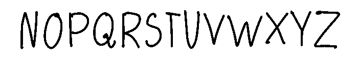 Cat FLo Font UPPERCASE