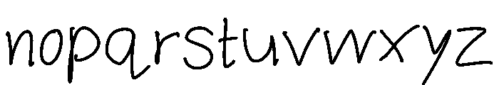 Cat FLo Font LOWERCASE