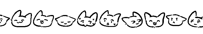 Cat Face Feelings Font OTHER CHARS