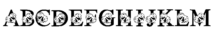 Cat Heart Font UPPERCASE
