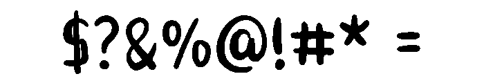 Cat Keriting Regular Font OTHER CHARS
