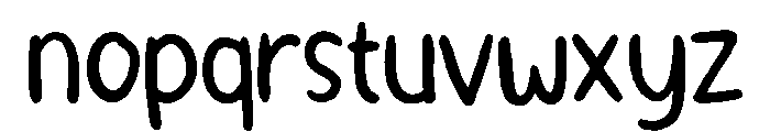 Cat Keriting Regular Font LOWERCASE