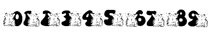 Cat couple Font OTHER CHARS
