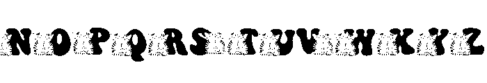 Cat couple Font UPPERCASE