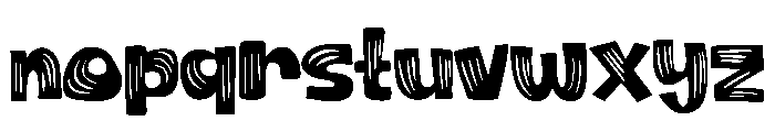 Cat scratch Font LOWERCASE
