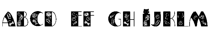 Cat toy Font UPPERCASE