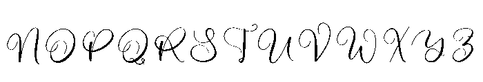 Catalina Christmas Font UPPERCASE