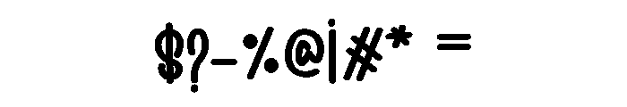 Catalina Handmade1 Font OTHER CHARS