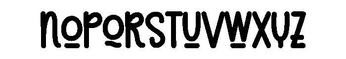 Catalina Handmade1 Font UPPERCASE