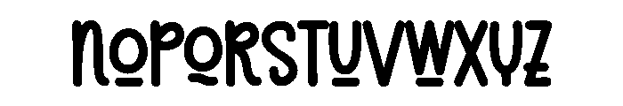 Catalina Handmade1 Font LOWERCASE