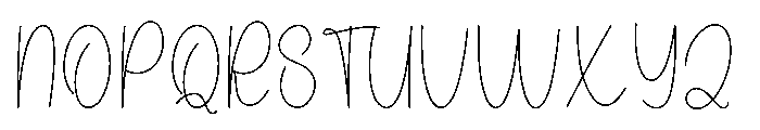 Catalina Handmade Font UPPERCASE