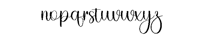 Cataline Calligraphy Font LOWERCASE