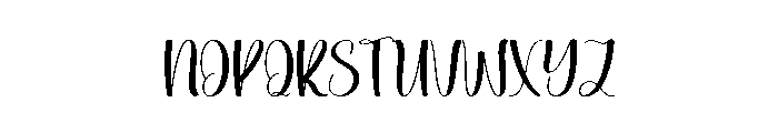 Catalog Handmade Font LOWERCASE