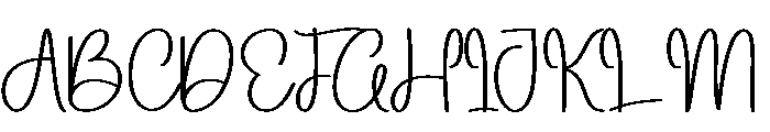Catalog Font UPPERCASE