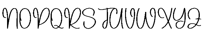 Catalog Font UPPERCASE