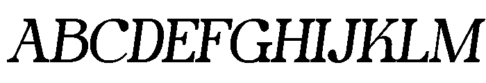 Catarsid Italic Font UPPERCASE