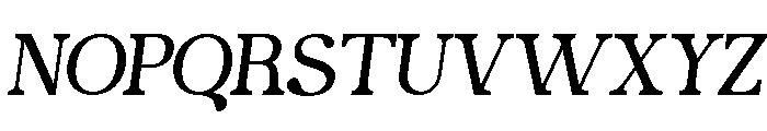 Catarsid Italic Font UPPERCASE