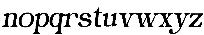 Catarsid Italic Font LOWERCASE