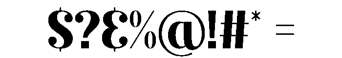 Catch Rates Font OTHER CHARS