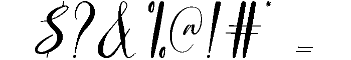 Catching Sunset Font OTHER CHARS