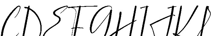Catching Sunset Font UPPERCASE