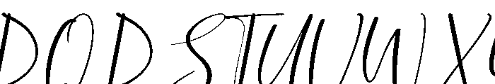 Catching Sunset Font UPPERCASE
