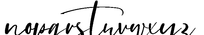 Catching Sunset Font LOWERCASE
