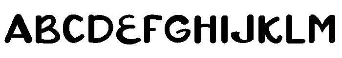 Catchy Font UPPERCASE