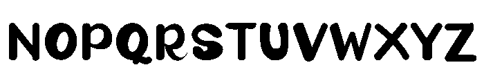 Catchy Font UPPERCASE